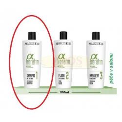 Selective Alfa keratin - Čistící šampon pro předběžné ošetření 500ml