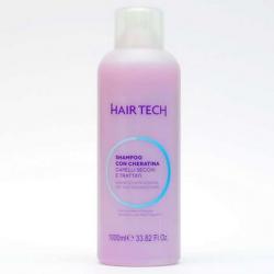 Hair Tech Šampon s keratinem pro suché vlasy - 1000 ml