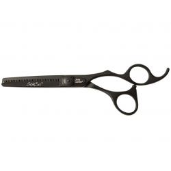 Efilační nůžky Olivia Garden SilkCut® Thinner 6,35" Matt Black Edition - matně černé