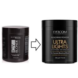 FARCOM PROFESSIONAL BLEACHING POWDER ULTRA LIGHTS 500G - melír pro ledovou blond