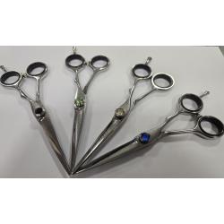 Kadeřnické nůžky na klouzavé střihy "regular slide" Kiepe Master Series Swarowski design 258/5,5 "