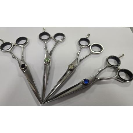 Kadeřnické nůžky na klouzavé střihy "regular slide" Kiepe Master Series Swarowski design 258/5,5 "