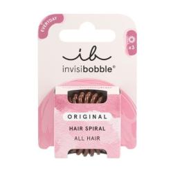 Invisibobble ORIGINAL Pretzel Brown gumičky do vlasů 3 ks